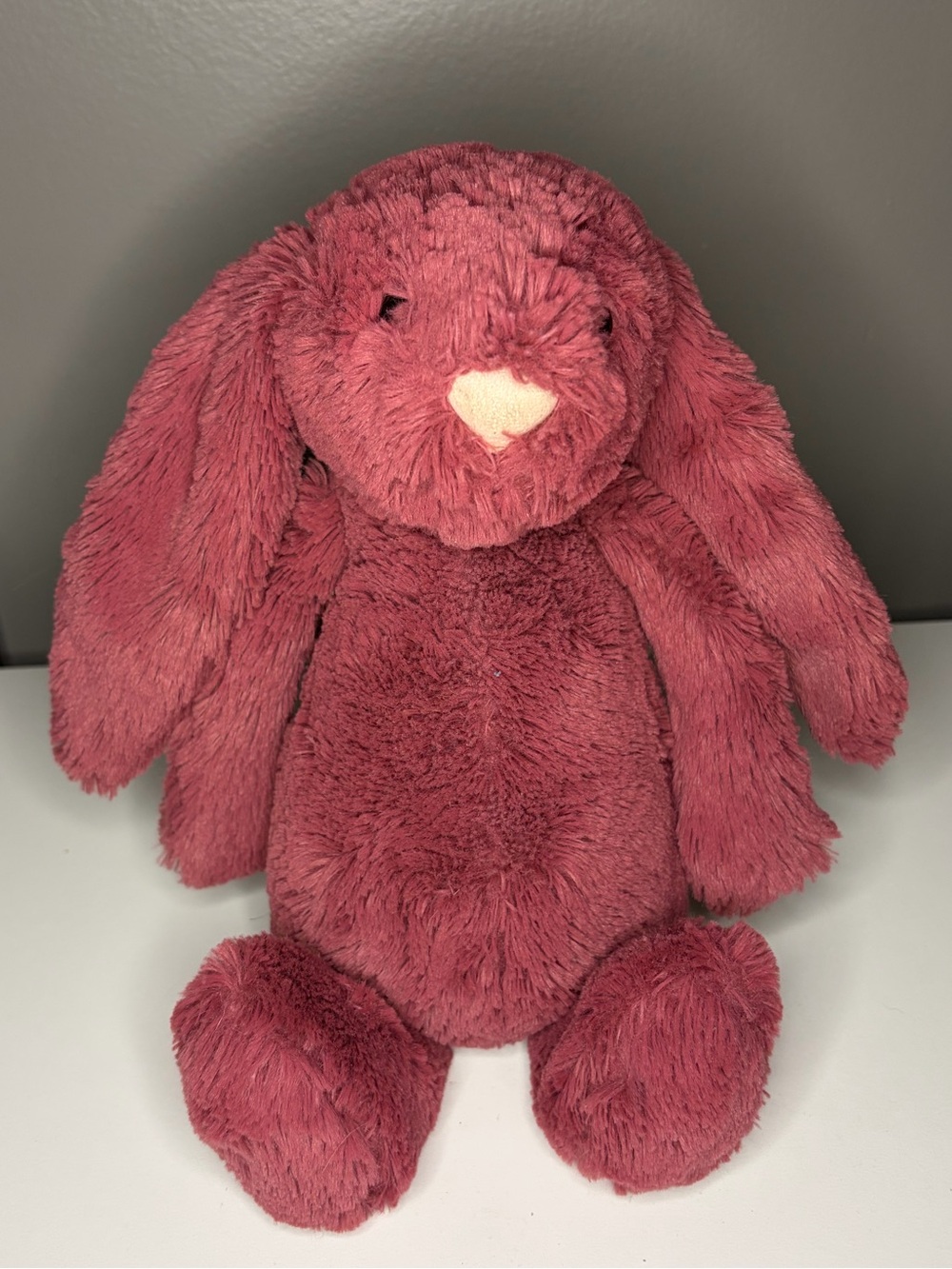 Jellycat Bashful Berry Bunny 12" Plush Toy - RETIRED RARE